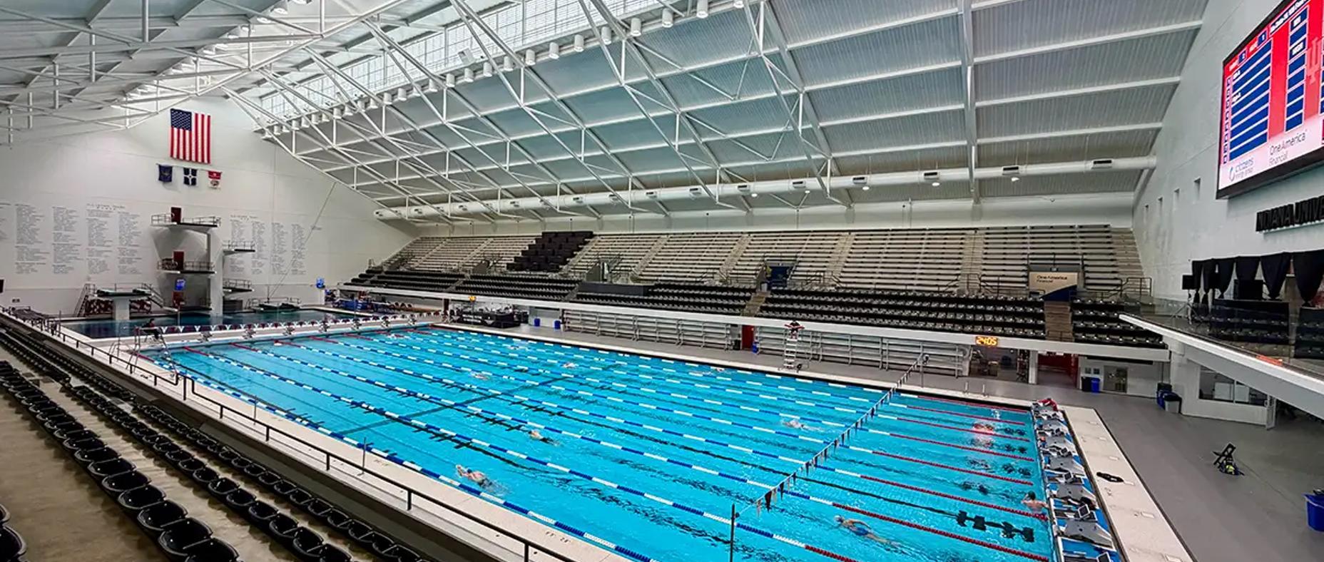 Indiana University Natatorium pool photo