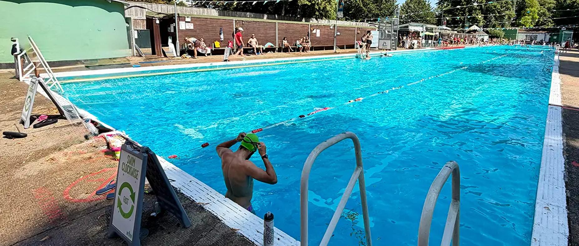 Jesus Green Lido pool photo