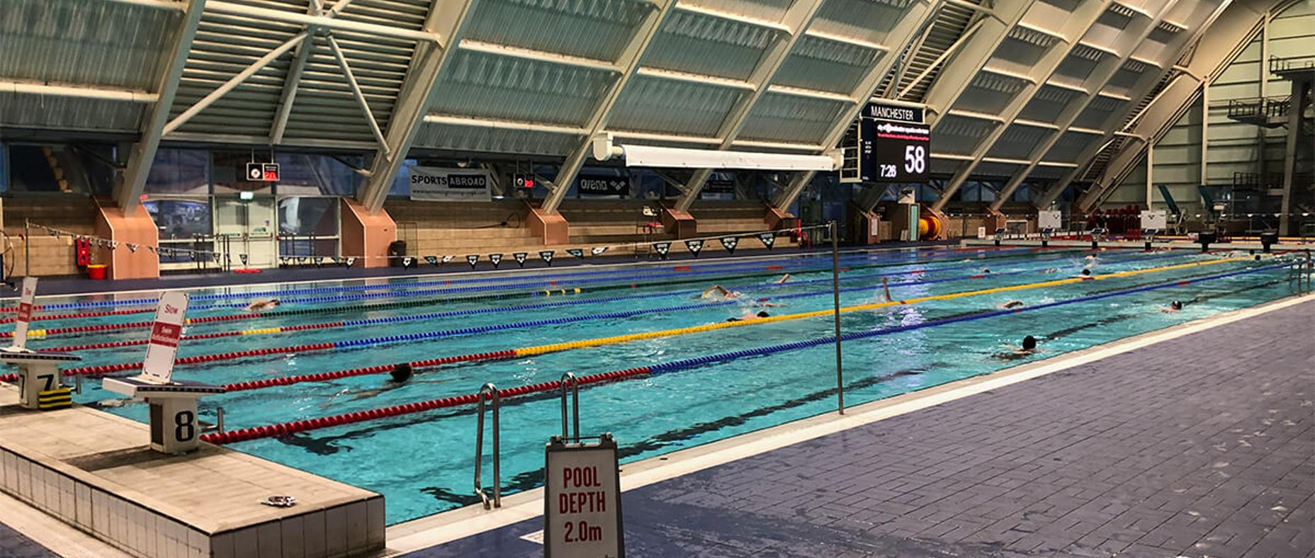 Manchester Aquatics Centre pool photo