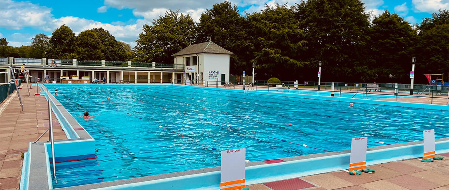Peterborough Lido pool photo