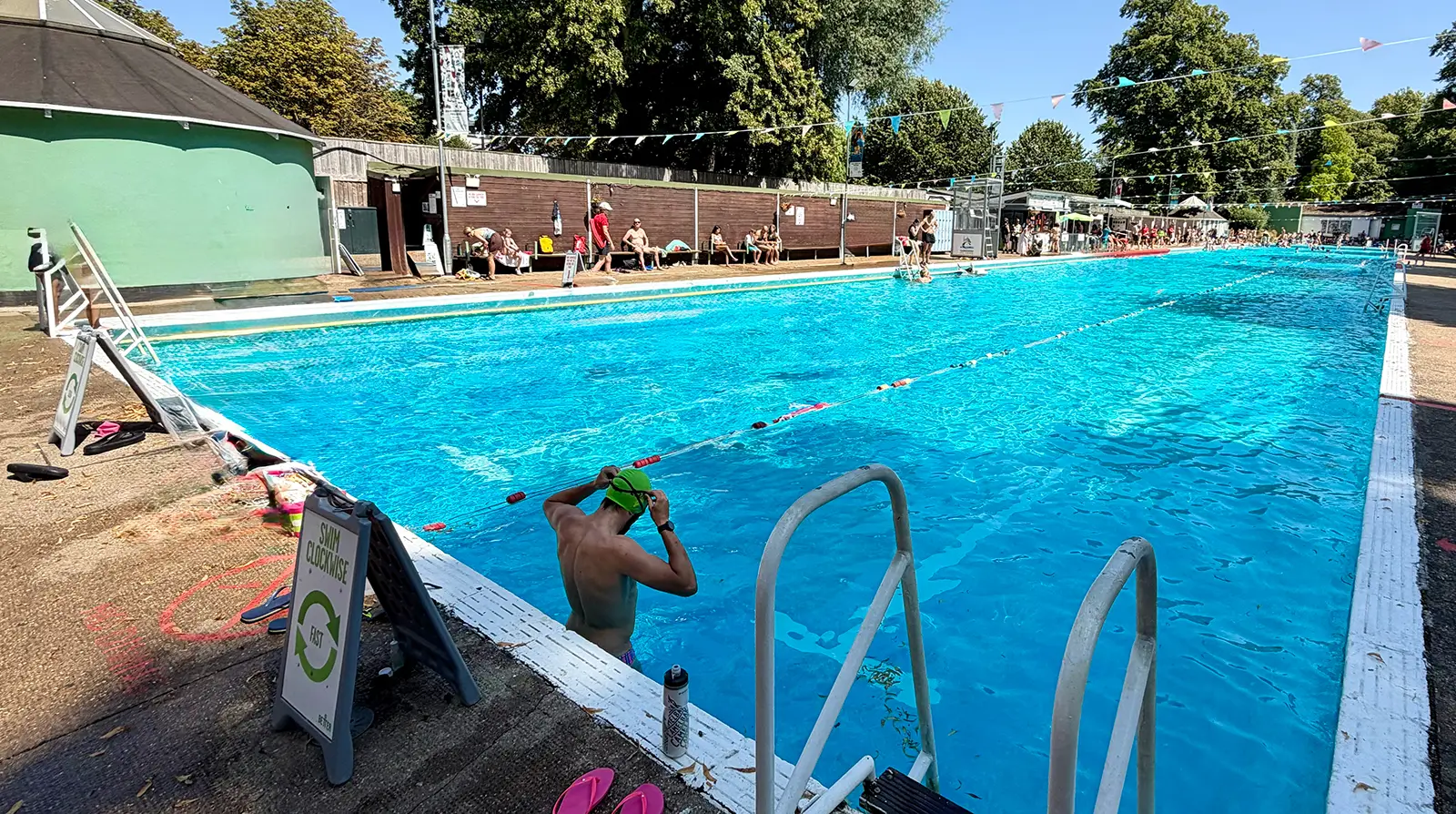 Jesus Green Lido pool photo